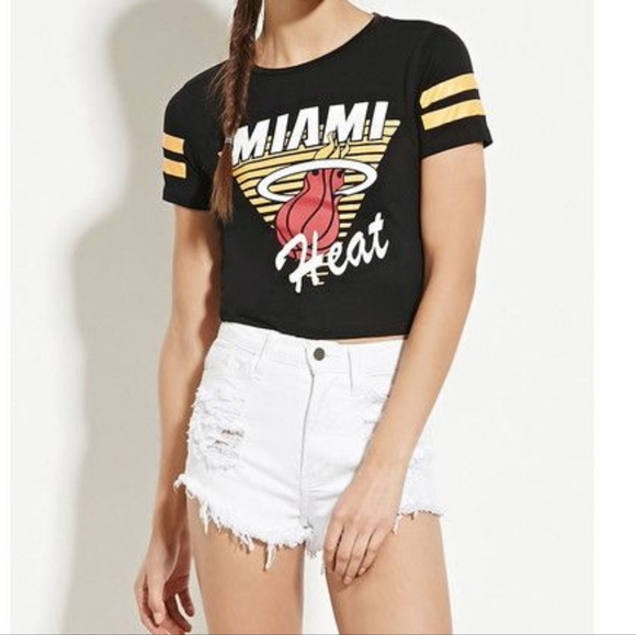 NBA Tops - 🔥 Miami Heat Women Crop Top
